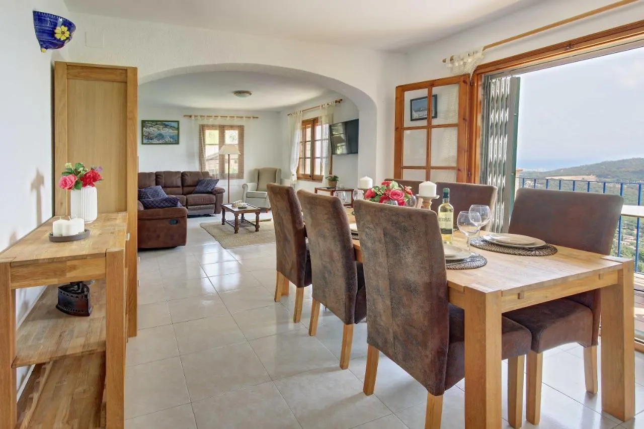 Villa Maria With Swimming Pool & Sea View Calonge